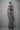 CRYSTAL MESH LACE-UP DRESS