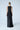 SATIN MAXI DRESS WITH DRAPED DETAIL WAIST