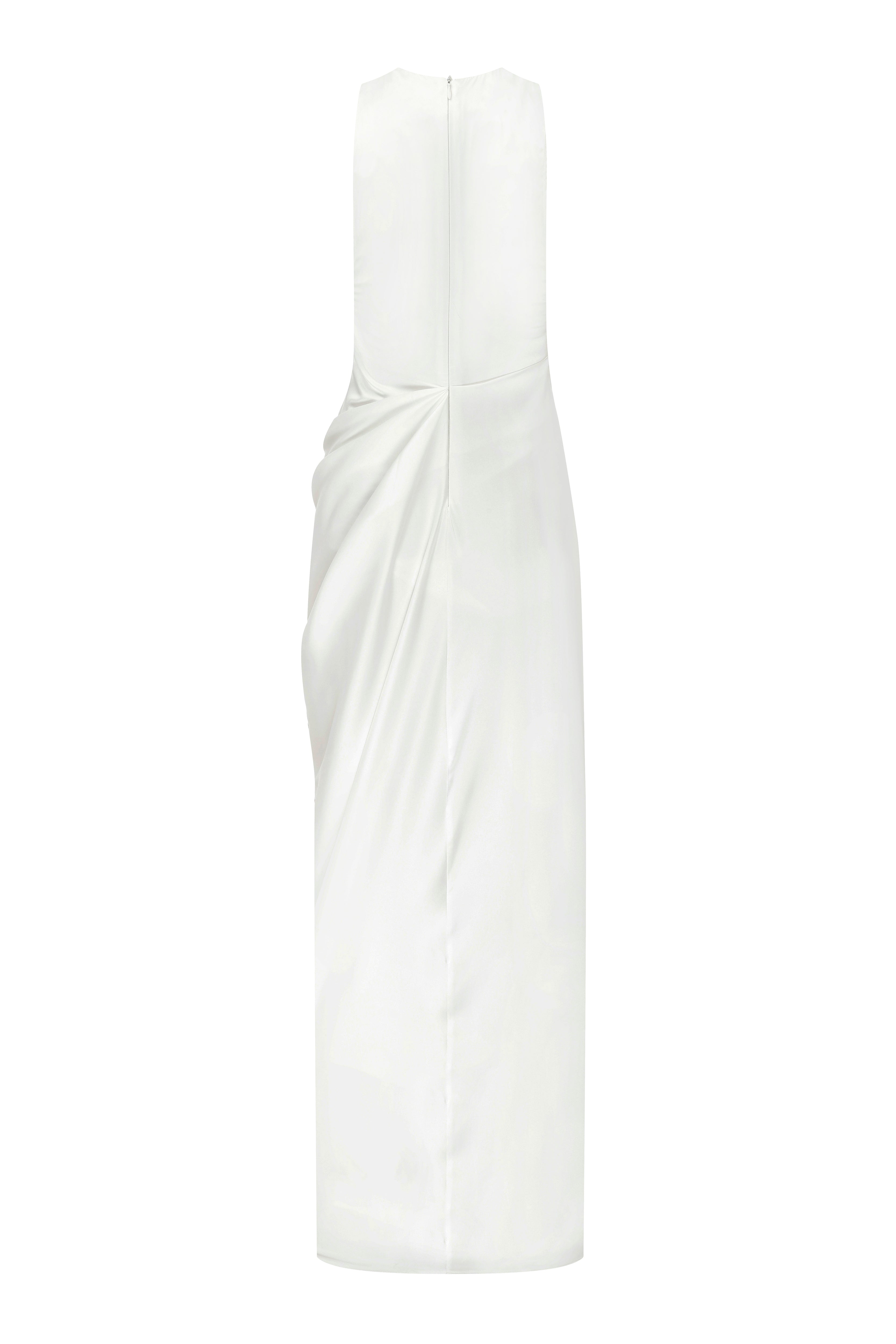 satin dress in white ceren ocak Ceren Ocak | Dresses | Ceren Ocak Satin Dress In White
