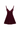 VELVET V-NECK FLARE DRESS